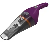 BLACK+DECKER - 3,6V AKU ručný vysávač, nabíjacia stanica, sivá/fialová NVC115W-QW