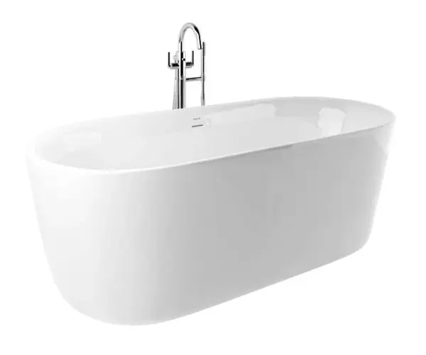 Kludi Elin - Voľne stojaca vaňa, 180x80 cm, lesklá biela 52BF0243