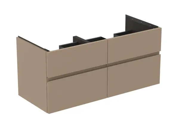 Ideal Standard Finesse - Umývadlová skrinka, 120x51x55 cm, 4 zásuvky, Matt Greige E3399UP