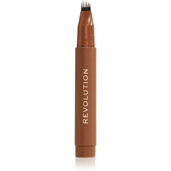 Revolution Instant Brow Hair fix na obočí odstín Warm Brown 1.8 ml