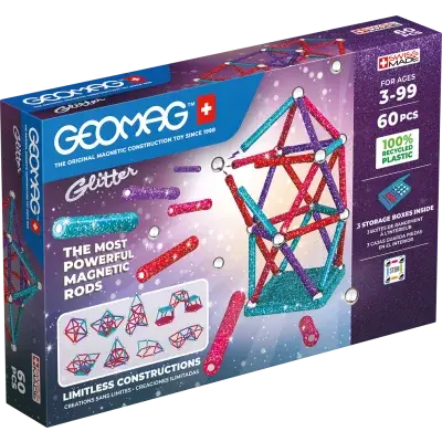 Geomag Glitter 60 dílků