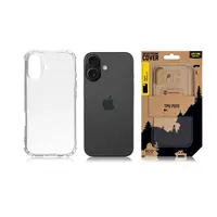 Zadní kryt Tactical TPU Plyo pro Apple iPhone 17, transparentní