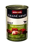 Animonda GranCarno Adult konzerva, hovězí, králík a zelené koření 24 x 800 g (82767)