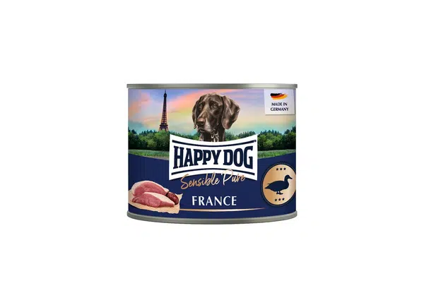 Happy Dog Sensible Pure France - konzerva, kachní maso 6 x 400 g