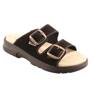 SANTÉ Dámské pantofle N/517/34P/68/CP ČERNÁ v.41