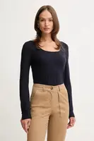 Svetr United Colors of Benetton dámský, tmavomodrá barva, 1W2AD10E5