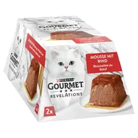 Gourmet Revelations paštéta s omáčkou pre mačky - hovädzie 2 x 57 g