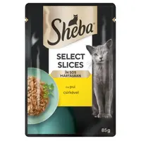 Sheba Select Slices vlhké krmivo pre mačky - kuracie 85 g