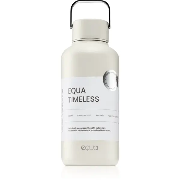 Equa Timeless nerezová láhev na vodu malá barva Off White 1 ks