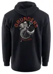 Grundéns mikina displacement dwr hoodie dead reckoning black - s
