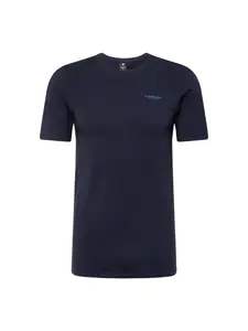 G-STAR Tričko  tmavomodrá / nebesky modrá