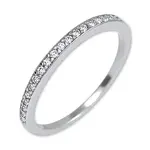 Soliter Třpytivý stříbrný prsten s krystaly 745 426 001 00545 04 53 mm