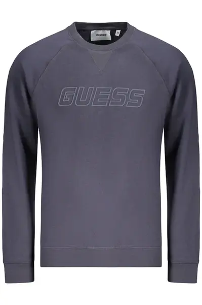 GUESS JEANS pánská modrá mikina na zip