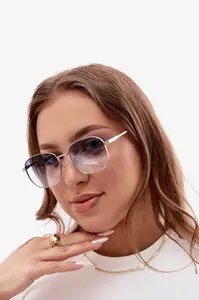 Boto sluneční brýle s tenkým rámem UV 400 modré