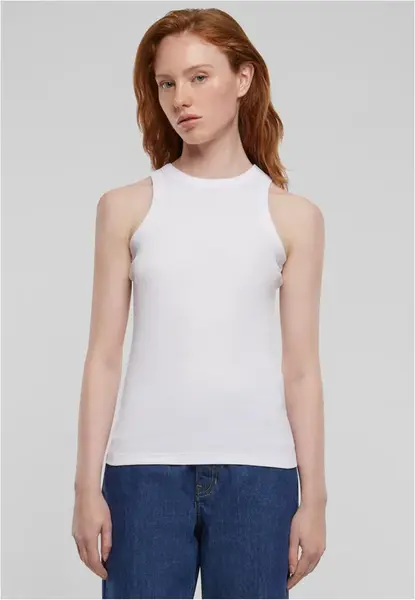 Dámské tílko Racer Back Rib - 2 Pack bílé+bílé