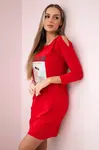 Šaty s potiskem Dream red