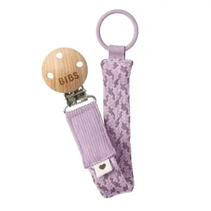 BIBS Paci Braid klip na cumlík - Violet Sky / Mauve