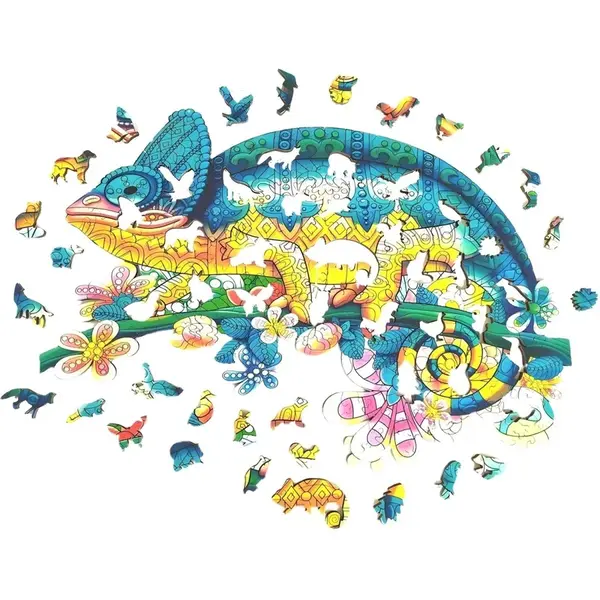 Drevené puzzle-Camaleonte/S H21915