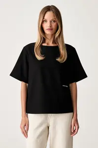 Armani Exchange halenka dámská s příměsí vlny