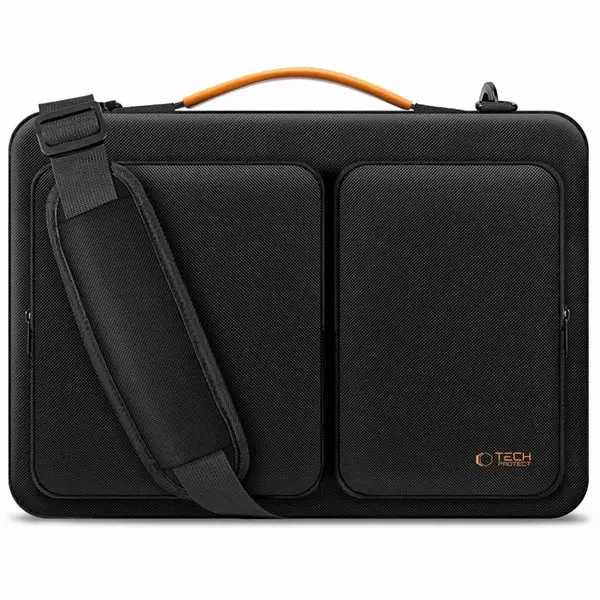 Tech-Protect Defender Bag taška na notebook 13-14'', čierna / oranžová