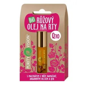 Purity Vision Ružový Olej Na Pery 10ml