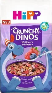 HiPP chrumkavé Dino müsli Lesné ovocie od 3 rokov