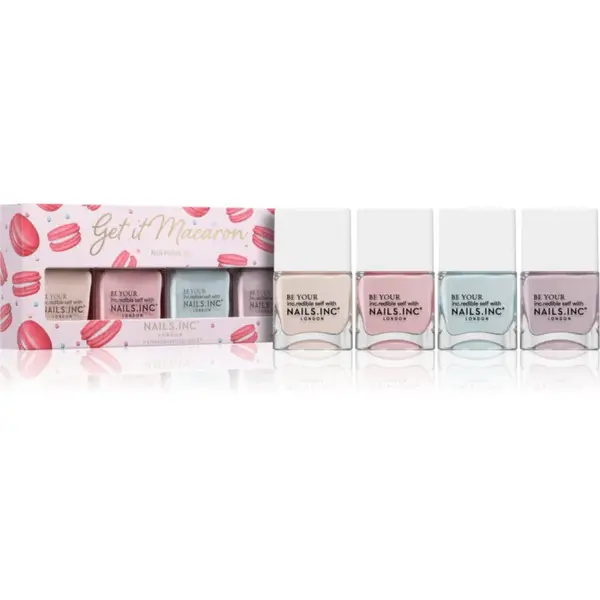Nails Inc. Get It Macaron sada lakov na nechty