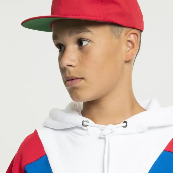 Pro-Style Twill Snapback Youth Cap červená