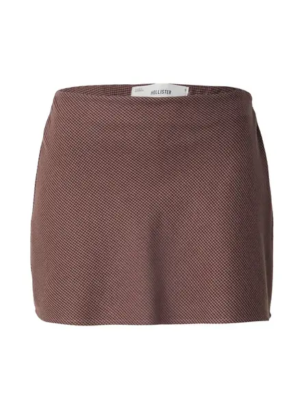 HOLLISTER Sukňa  hnedá / gaštanová