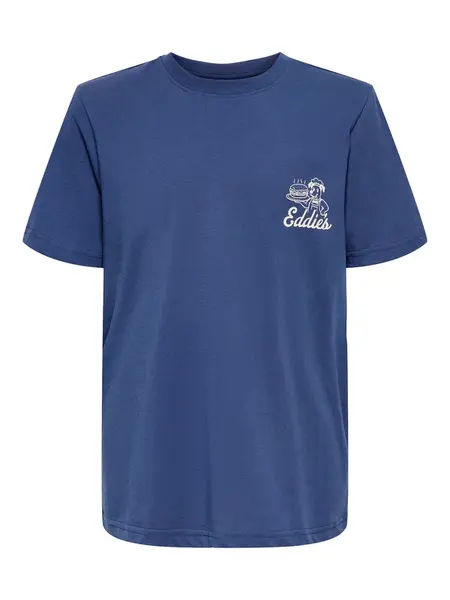 Only & Sons Junior Tričko 'OSJEDDIE'  námornícka modrá / biela