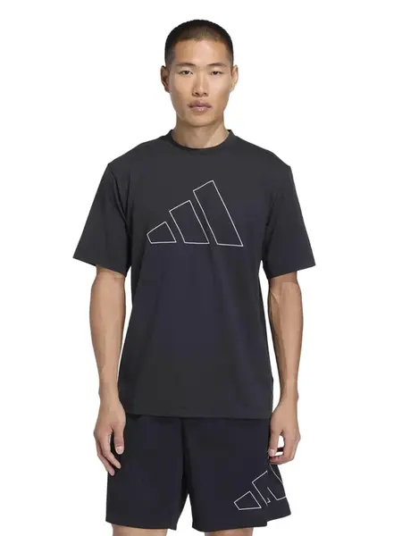 ADIDAS PERFORMANCE Funkčné tričko  čierna / biela