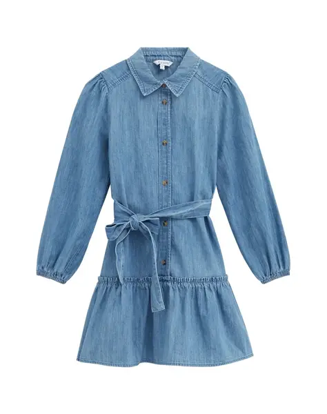 WE Fashion Šaty 'Meisjes'  modrá denim