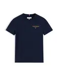 TOMMY HILFIGER Tričko 'ESSENTIAL'  námornícka modrá / zlatá žltá
