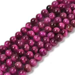 Grade AB Natural Tiger Eye Beads Strands