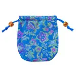 Chinese Style Flower Pattern Satin Jewelry Packing Pouches