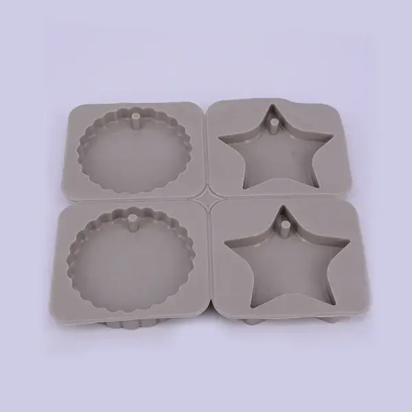 Star and Flat Round Silicone Pendant Molds