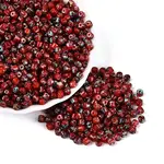 Opaque Picasso Glass Beads
