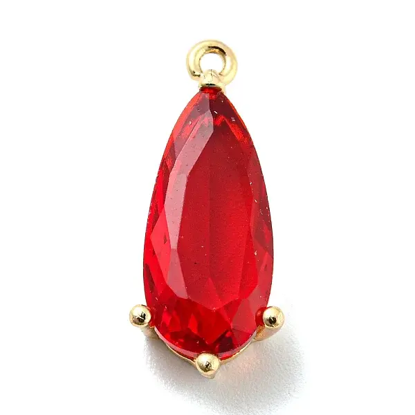 Brass Pave Cubic Zirconia Pendants