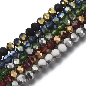 Electroplate Glass Beads Strands
