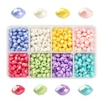 800Pcs 8 Colors Opaque Acrylic Beads