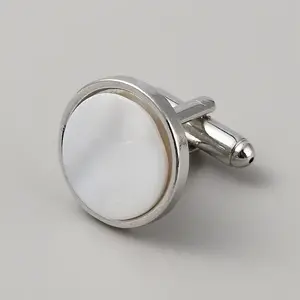 Natural Shell Cufflinks for Men