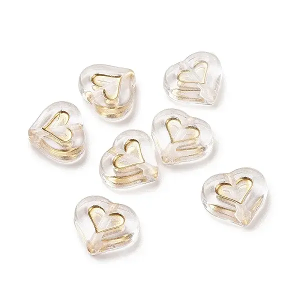 Transparent Plating Acrylic Beads