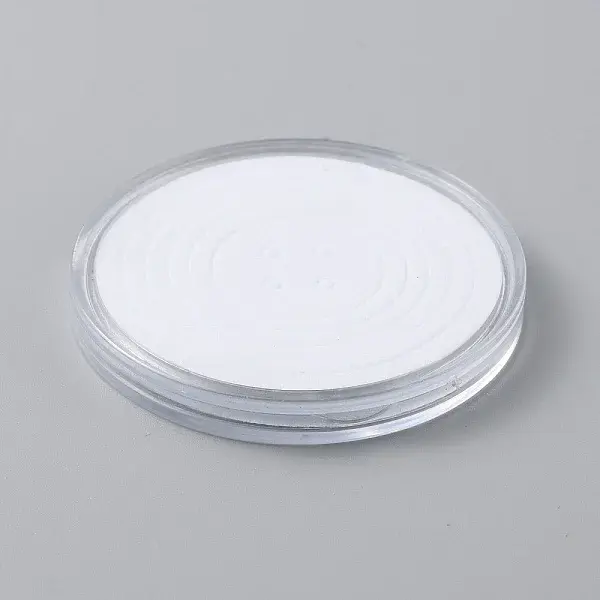 Plastic Flat Round Commemorative Coin Collection Boxes