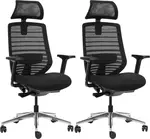 MERCURY 2PACK Ergonomická kancelárska stolička SPARTA (2 ks)