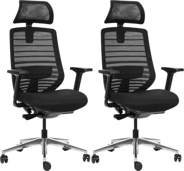 MERCURY 2PACK Ergonomická kancelárska stolička SPARTA (2 ks)