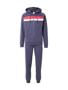 PUMA Tréningový komplet  námornícka modrá / červená / biela