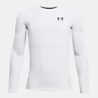 Chlapecké tričko Under Armour UA CG Armour LS-WHT - Kluci
