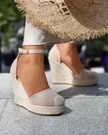 Resti Beige women's Meylasi heeled sandals