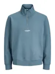 JACK & JONES Mikina 'JJESoho'  opálová / biela