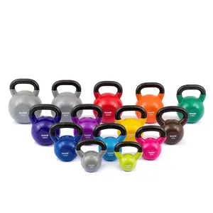 TRINFIT Kettlebell kovový vinyl varianta 14 kg